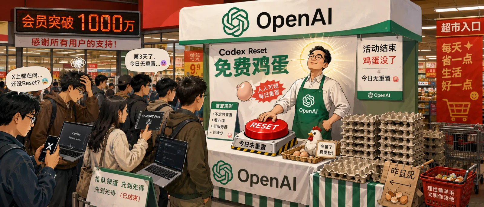 Codex Reset 狂欢结束，免费的鸡蛋没了