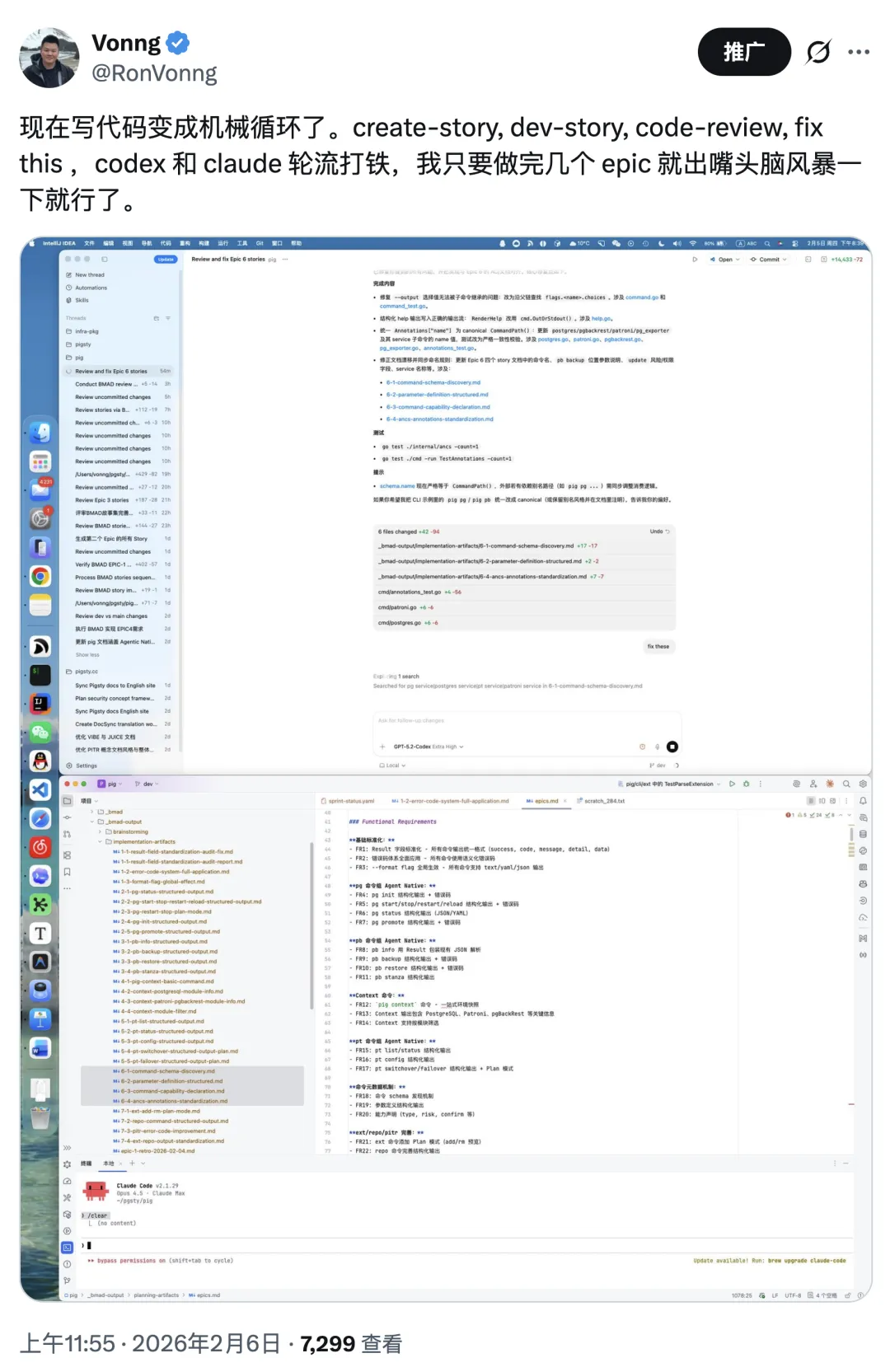 Story dev/review loop