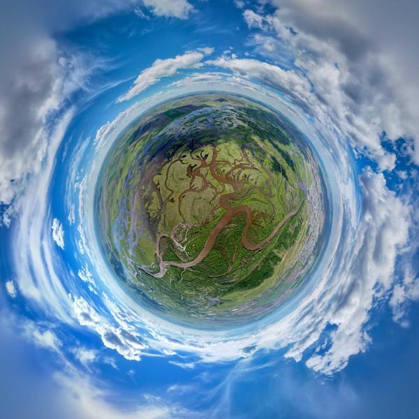 满洲里的山岗上