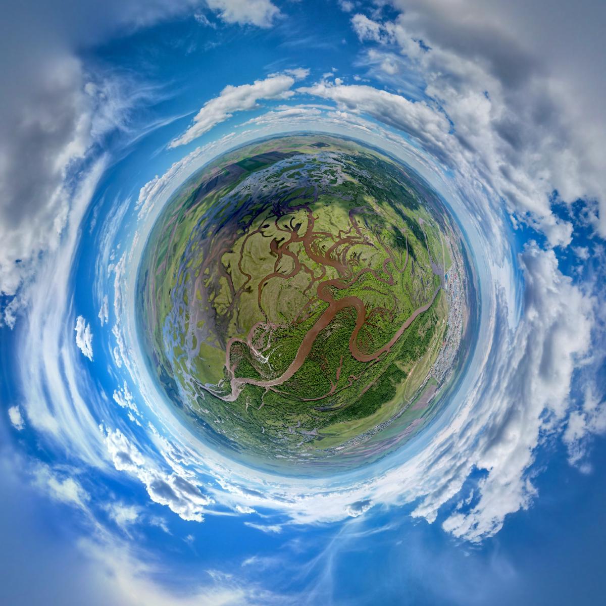 满洲里的山岗上